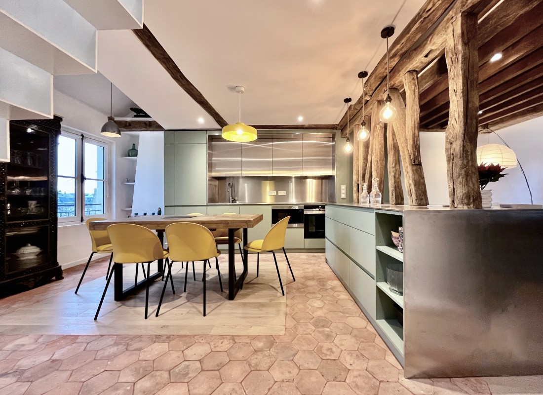 Rénovation d'un appartement en duplex à Paris 7e